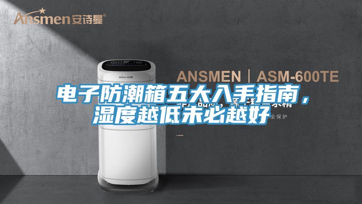 電子防潮箱五大入手指南，濕度越低未必越好