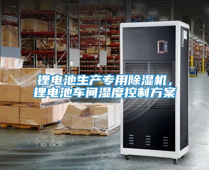 鋰電池生產(chǎn)專用除濕機(jī)，鋰電池車間濕度控制方案