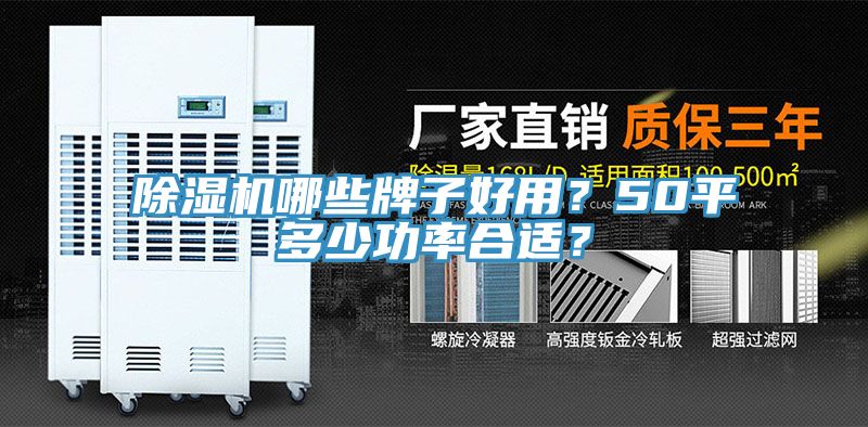 除濕機哪些牌子好用？50平多少功率合適？