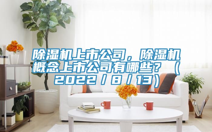 除濕機上市公司，除濕機概念上市公司有哪些？（2022／8／13）