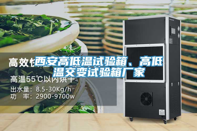 西安高低溫試驗箱、高低溫交變試驗箱廠家