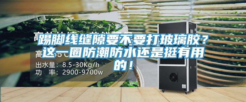踢腳線縫隙要不要打玻璃膠？這一圈防潮防水還是挺有用的！