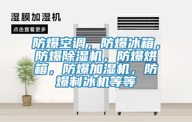 防爆空調(diào)，防爆冰箱，防爆除濕機(jī)，防爆烘箱，防爆加濕機(jī)，防爆制冰機(jī)等等
