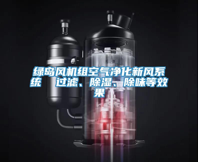 綠島風(fēng)機(jī)組空氣凈化新風(fēng)系統(tǒng)  過濾、除濕、除味等效果