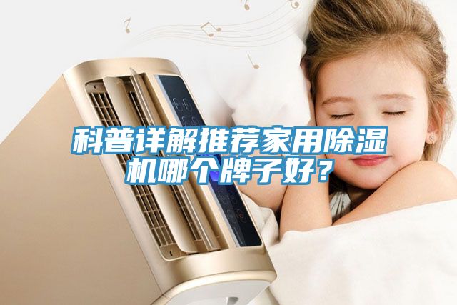 科普詳解推薦家用除濕機哪個牌子好？