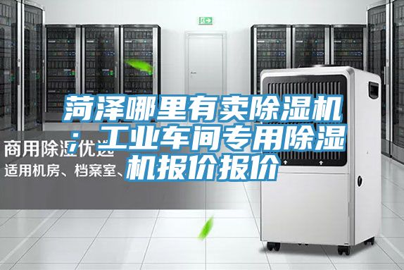 菏澤哪里有賣除濕機；工業(yè)車間專用除濕機報價報價