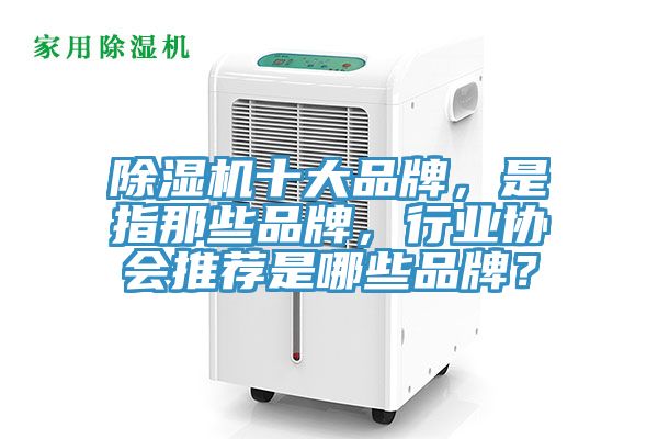 除濕機(jī)十大品牌，是指那些品牌，行業(yè)協(xié)會推薦是哪些品牌？