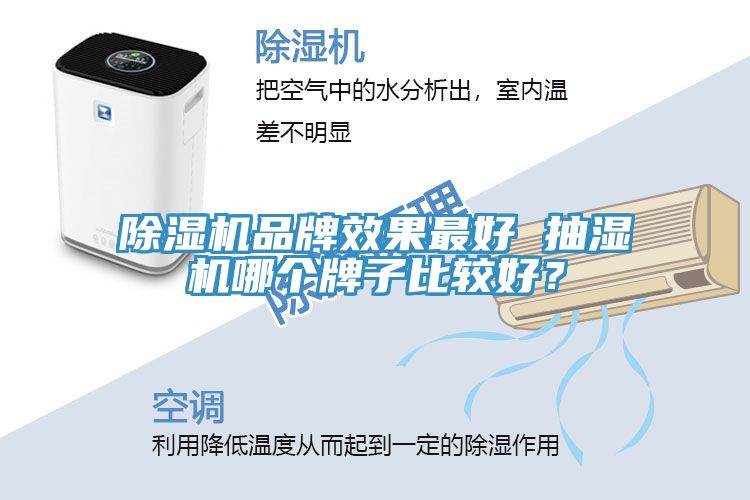 除濕機品牌效果最好 抽濕機哪個牌子比較好？
