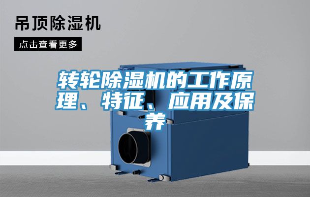 轉(zhuǎn)輪除濕機的工作原理、特征、應(yīng)用及保養(yǎng)