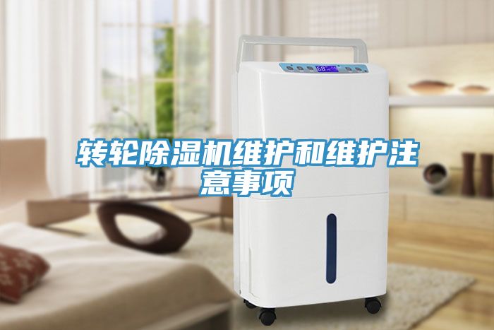 轉(zhuǎn)輪除濕機維護(hù)和維護(hù)注意事項