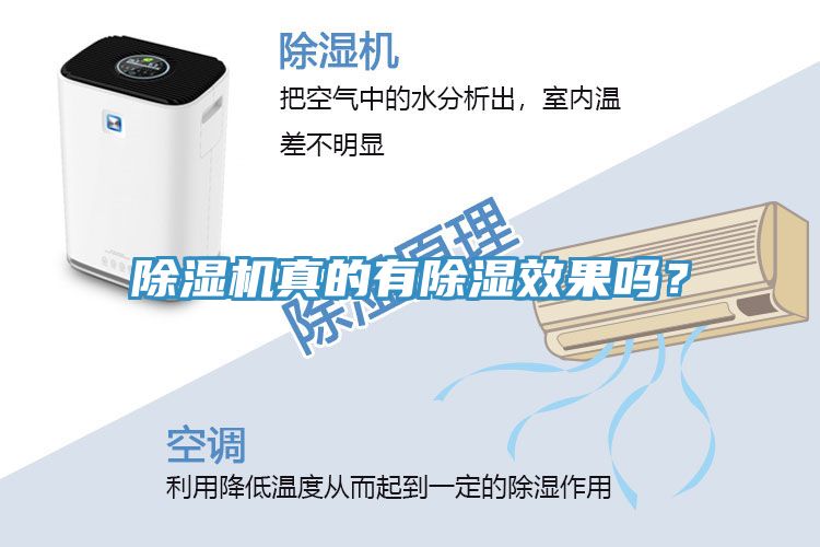 除濕機真的有除濕效果嗎？
