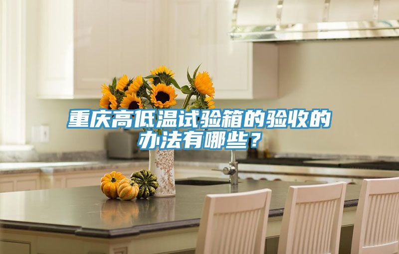 重慶高低溫試驗箱的驗收的辦法有哪些？