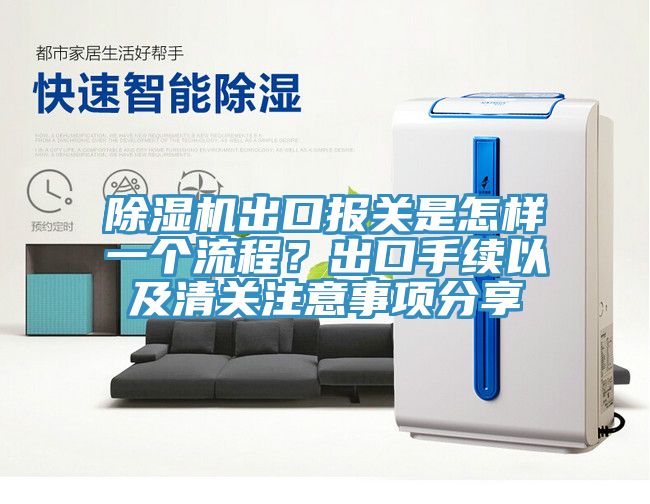 除濕機(jī)出口報(bào)關(guān)是怎樣一個(gè)流程？出口手續(xù)以及清關(guān)注意事項(xiàng)分享