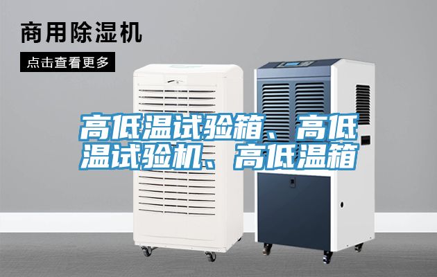 高低溫試驗(yàn)箱、高低溫試驗(yàn)機(jī)、高低溫箱