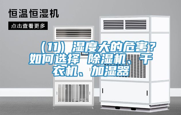 （11）濕度大的危害？如何選擇 除濕機(jī)、干衣機(jī)、加濕器