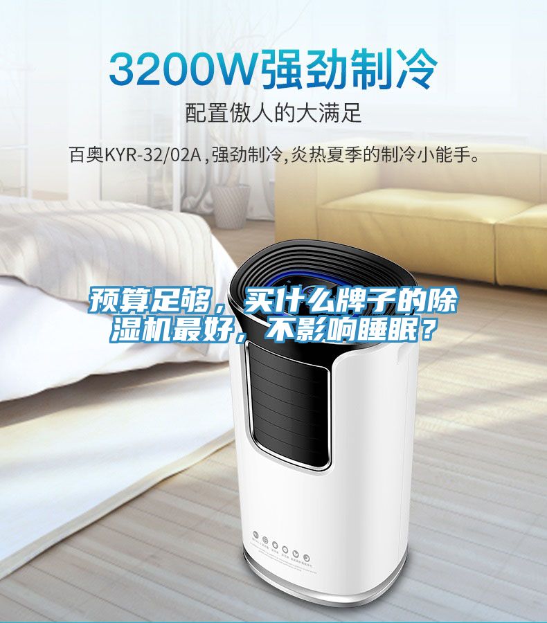 預(yù)算足夠，買什么牌子的除濕機(jī)最好，不影響睡眠？